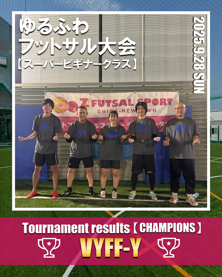 第1回ゆるふわフットサル大会結果