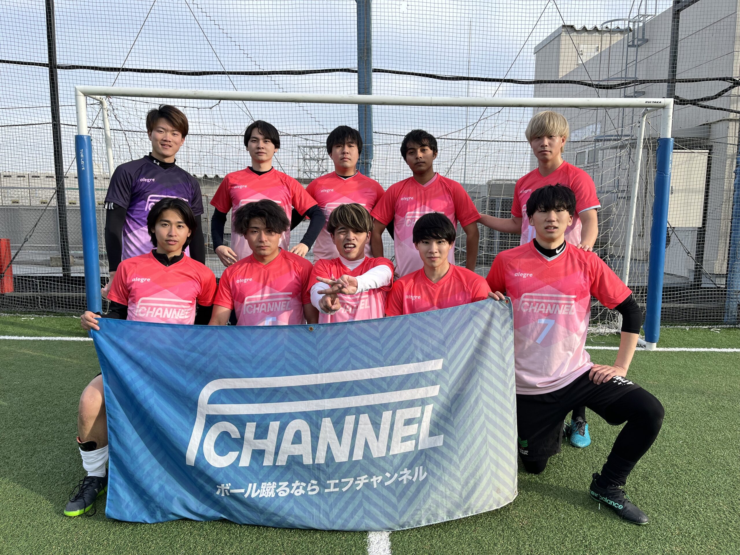 ユニフォーム10枚セットフットサルソサイチ( エフチャンネル )